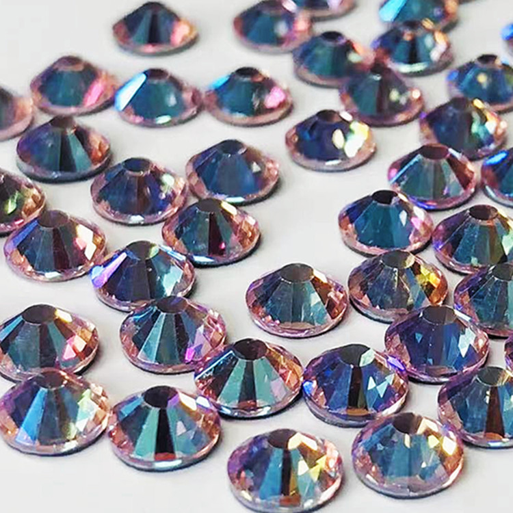 South Korea Imitation Diamond Color Magic Color Ab Imitation Diamond Latin Dance Clothing Boutique Hot Diamond Ss20ab Magic Color Imitation Diamond Item Picture