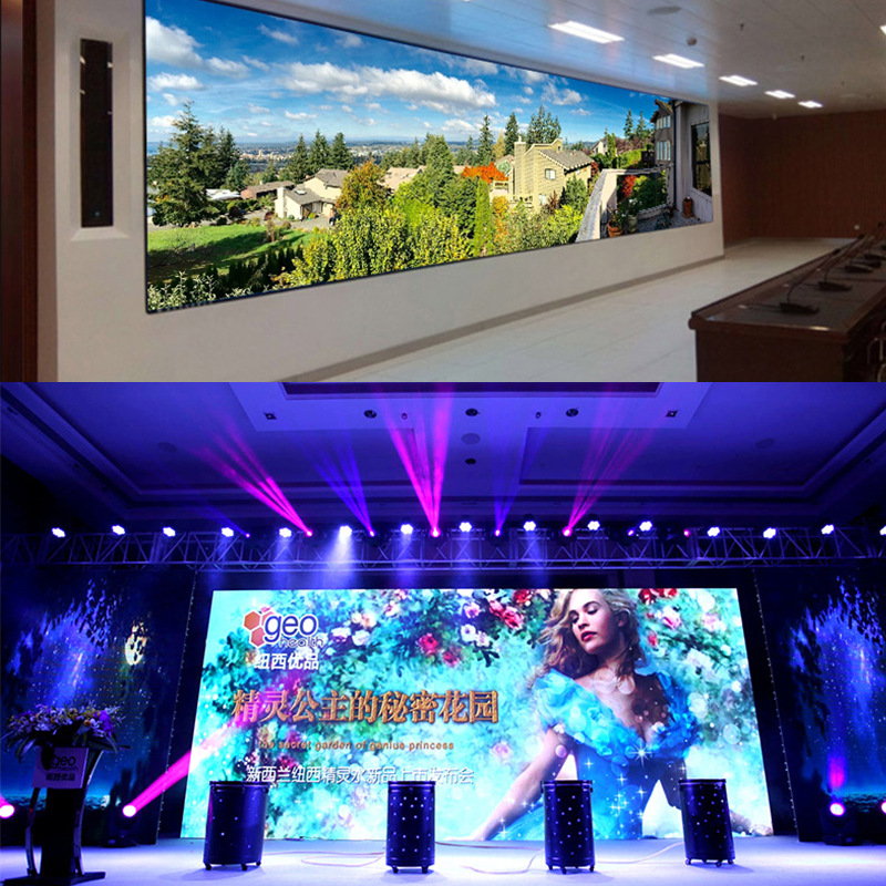 Small-pitch indoor full-color led display screens, high-definition LED advertising screens for subways, shopping malls, bars and stages details Picture