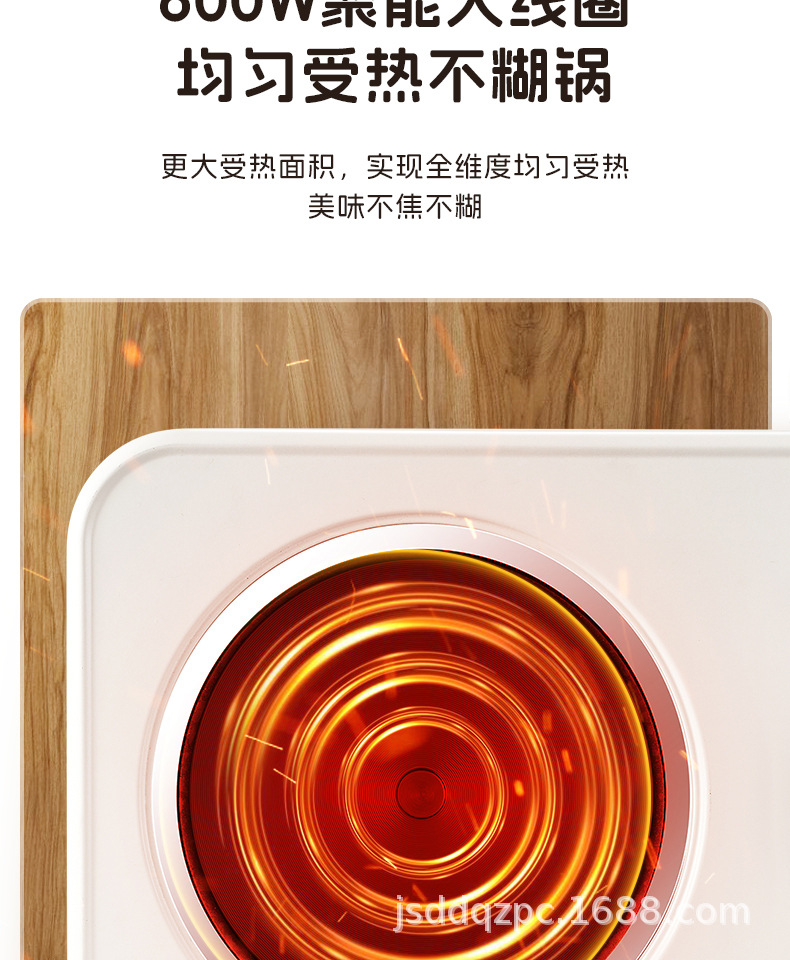 小贝猪四合一早餐机蒸烤煎煮一体锅多功能家用小型迷你烤箱多士炉详情16