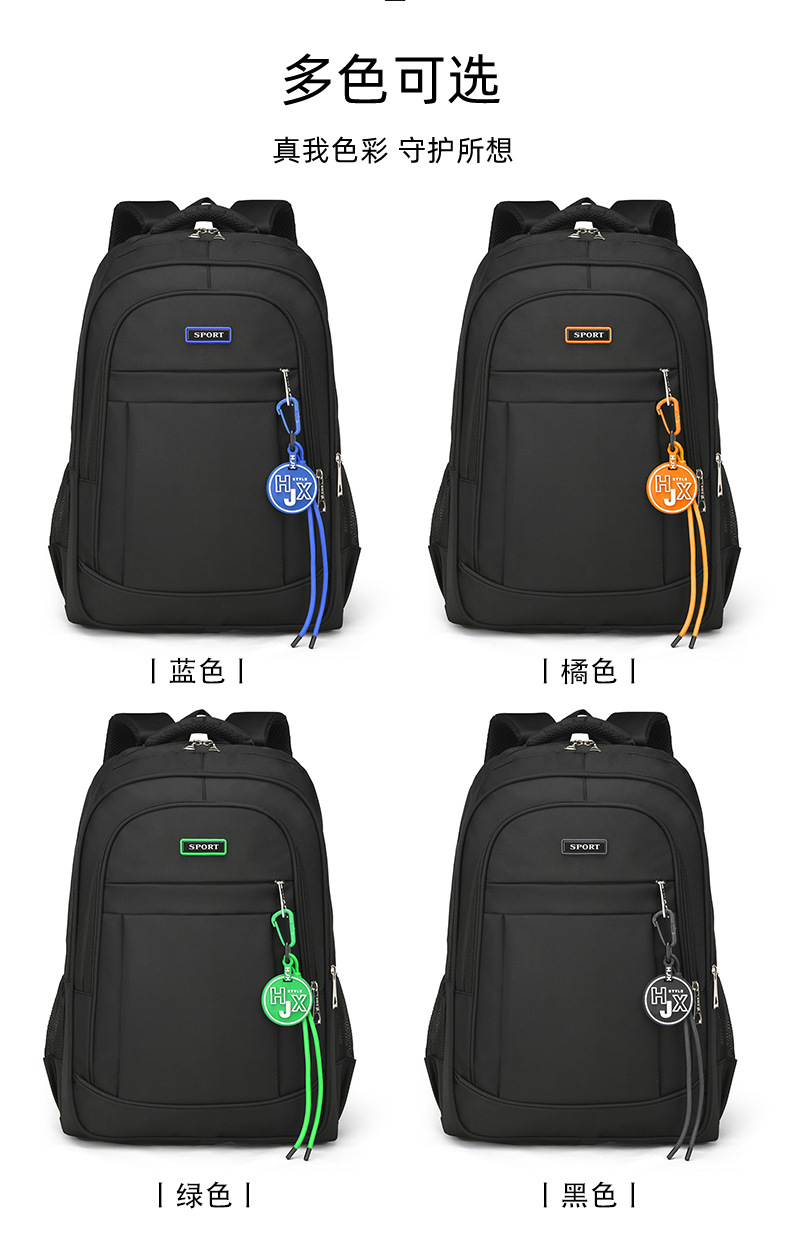 Mochila de moda multifuncional hombre negocios viaje de ocio mochila portátil bolsa de deporte al aire libre para estudiantes universitarios pic 4