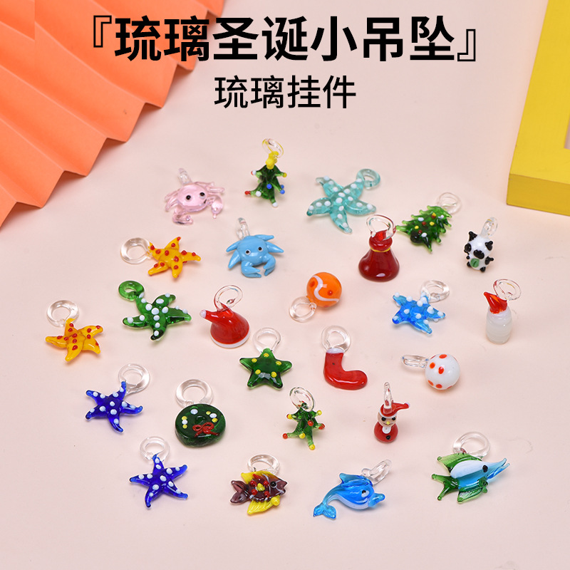 Handmade Glass Pendants, Cute Chinese Trend Girl Style Bracelet Earrings, Exquisite Diy Headwear Accessories