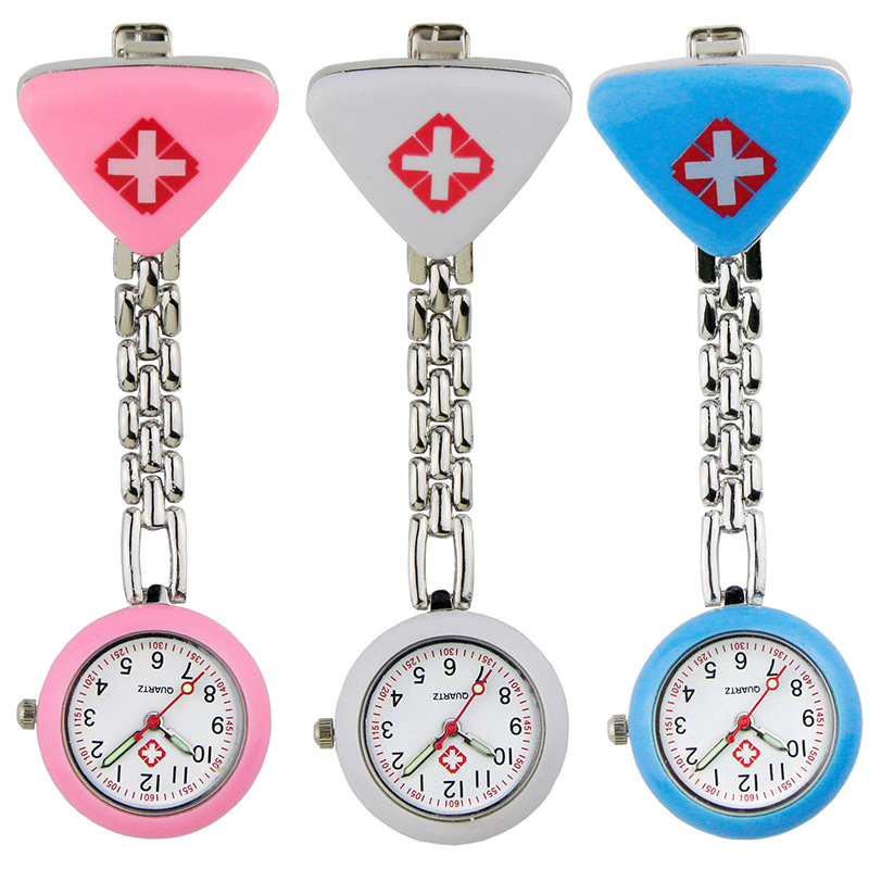 Cross-border exclusive nurse watch, triangular medical pocket watch, high-precision multi-specification chest watch, nurse hanging watch Specification image