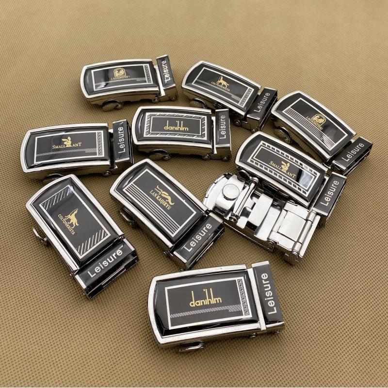 The classic men's round-head automatic buckle individual belt buckle is economical, sturdy and durable