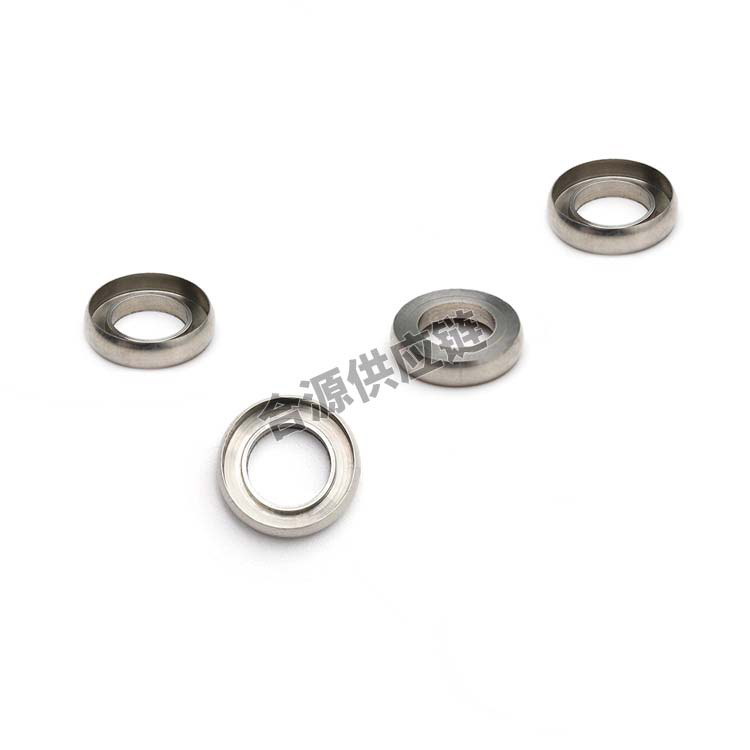 Heyuan Supply Chain side cover lathe hardware round cover hollow stainless steel accessories Specification image