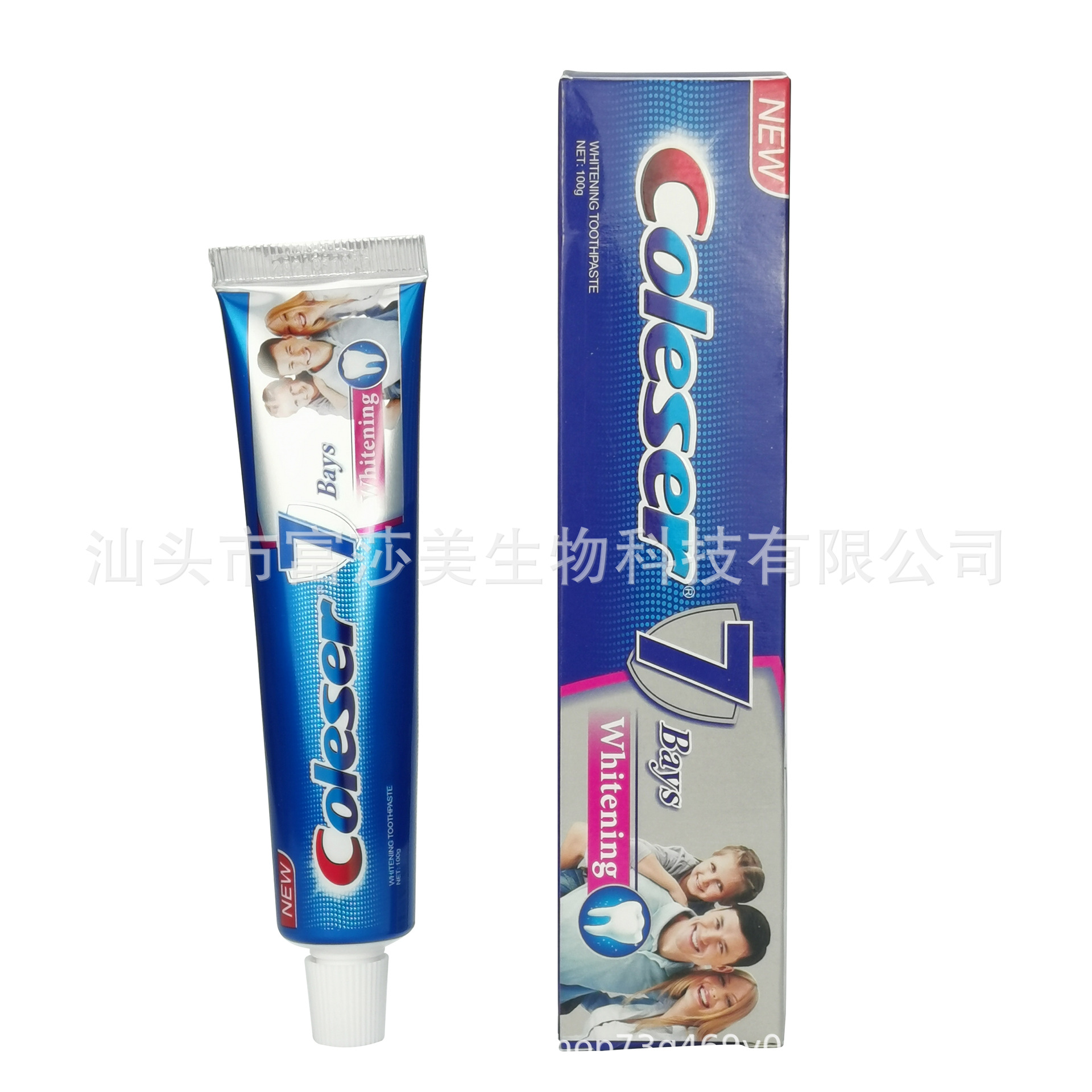 现货厂家100g跨境外贸全英文非洲中东牙膏toothpaste coleser图
