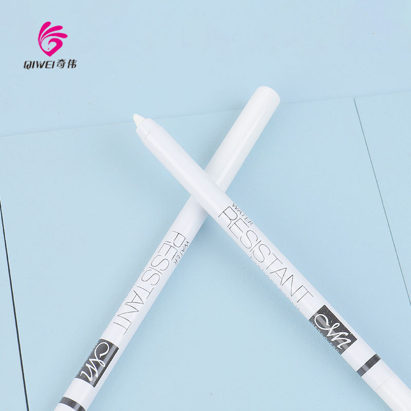 Menow White Eyeliner Long-Lasting No Halo Makeup Waterproof Anti-Sweat Summer Magic Lying Silkworm Pen White Cross Border Application Scenario