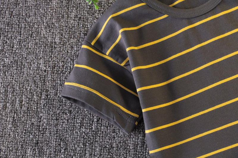 男童夏装2023新款男宝宝短袖套装夏季婴幼儿童男孩两件套条纹休闲详情6