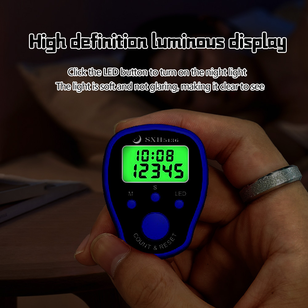 Supply 306 electronic finger counter with light and time, Time &LED Counter Application Scenario