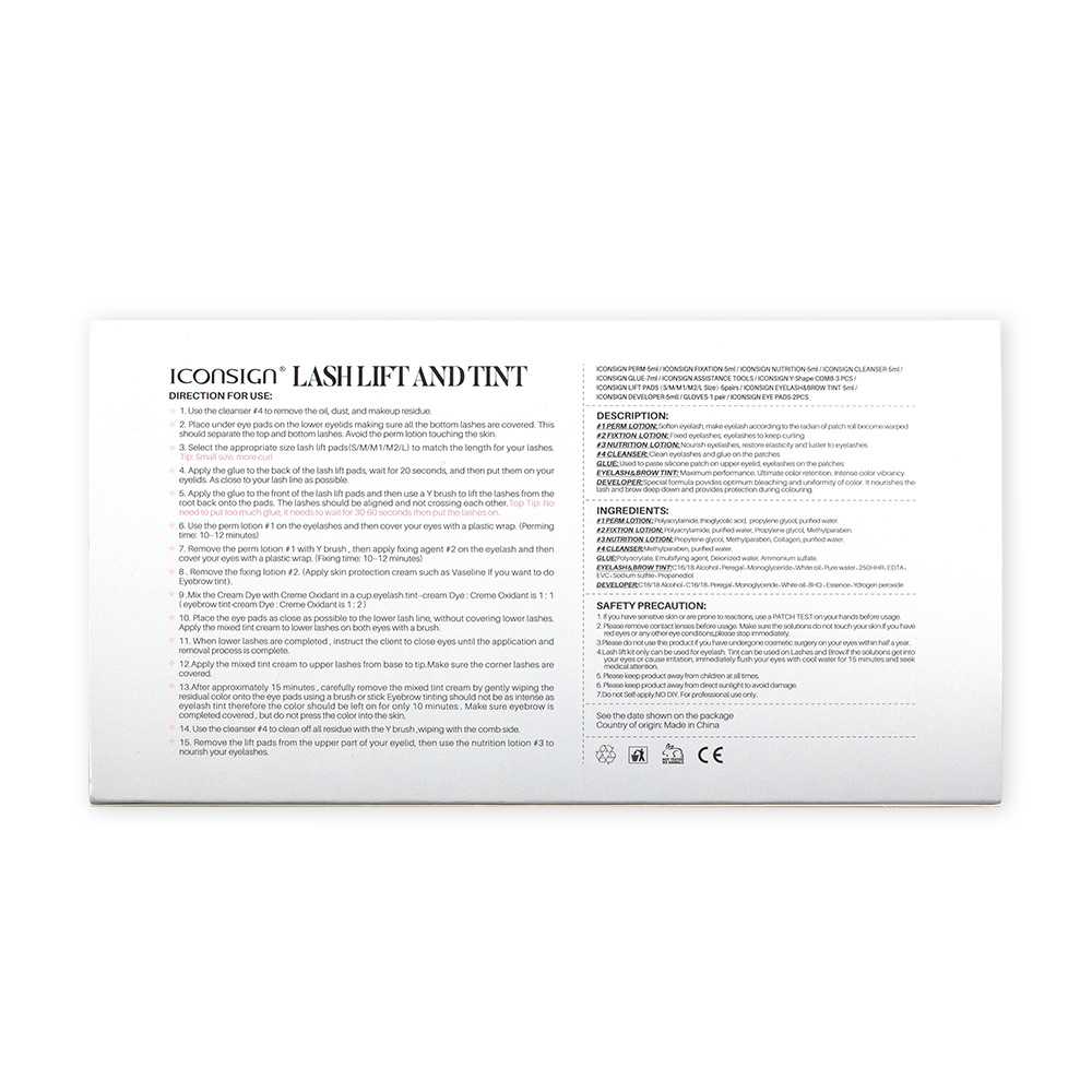 Lashlift Eyelash Beauty Accessories Beauty Salon Selling Eyebrow Dye Curl Keratin Eyelash Perm Set Application Scenario