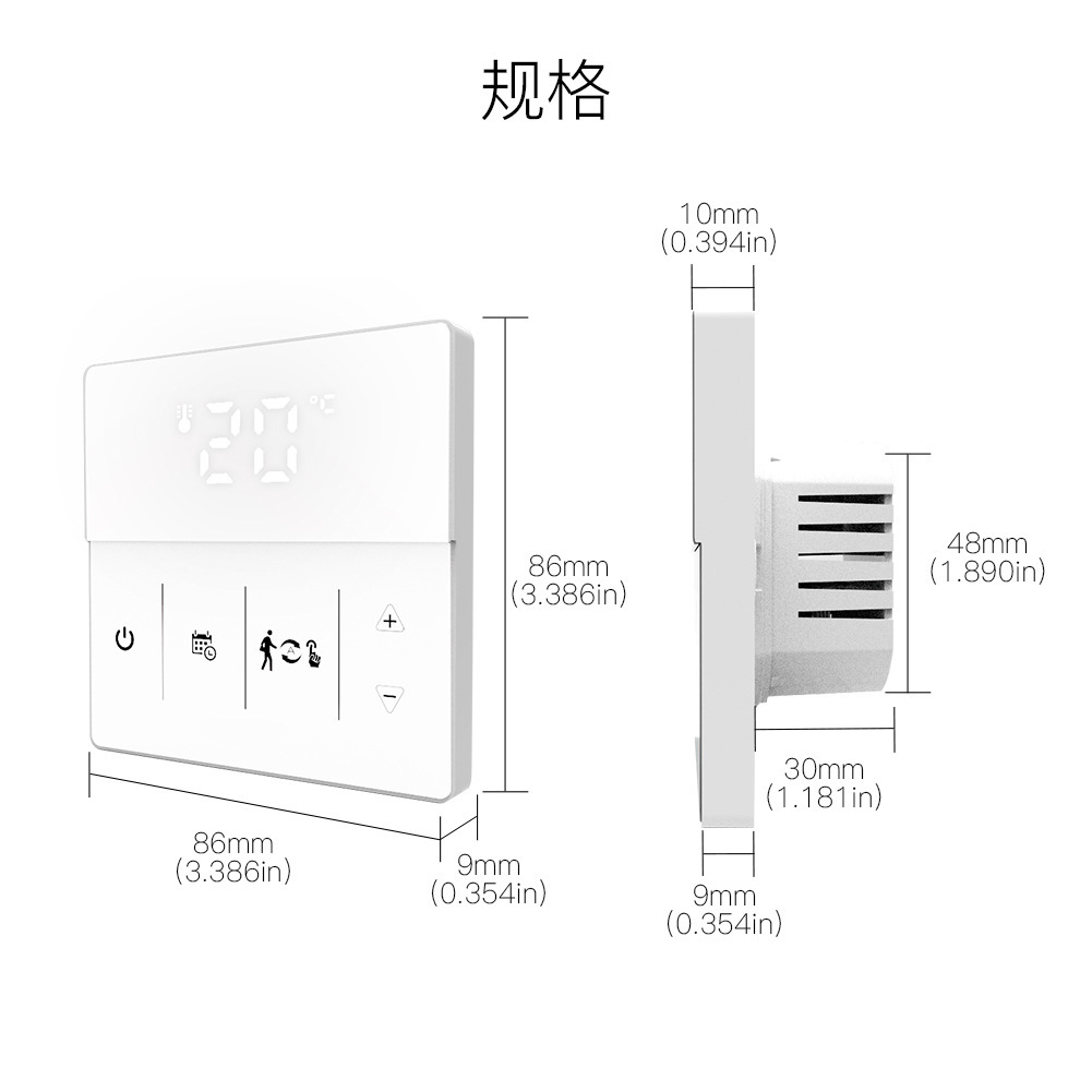 Smart temperature controller, mobile app, voice, wifi, boiler, water heater, remote thermostat Application Scenario