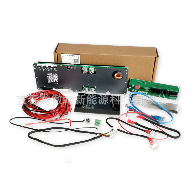 JK V19 BMS 8S-16S 20P 15P 200A energy storage 48V lithium battery protection board display wholesale