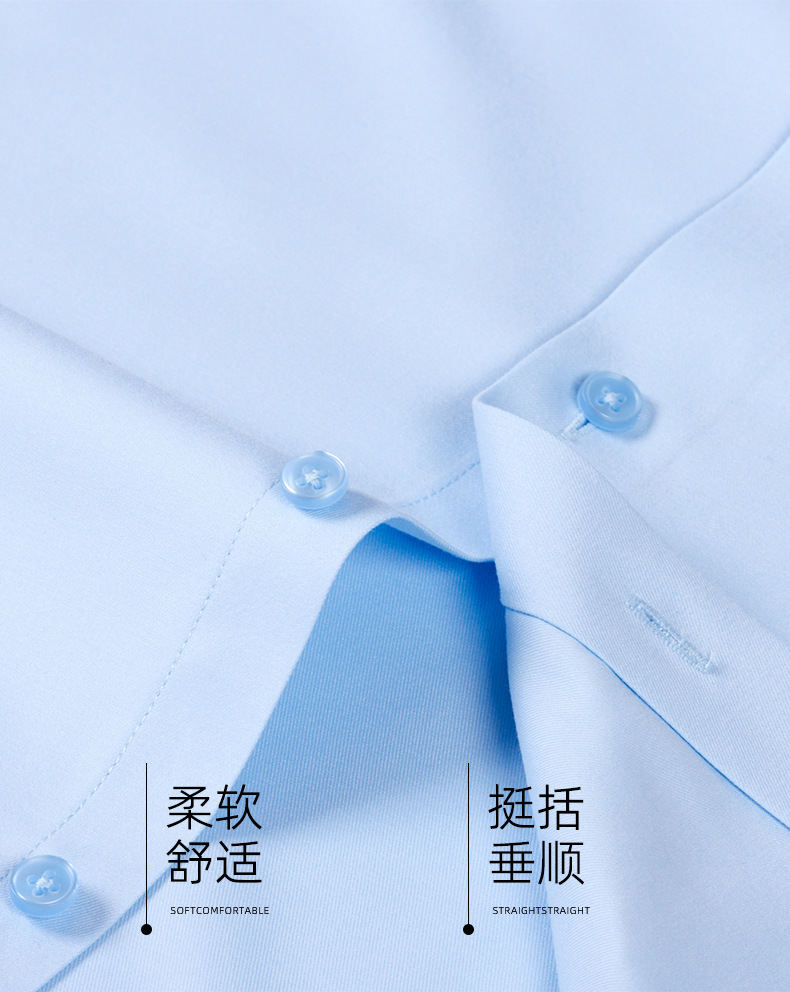 Lancel modal camisa blanca sin planchado hombre y mujer camisa profesional stretch ligero lujo casual negocios blusa blanca pic 8