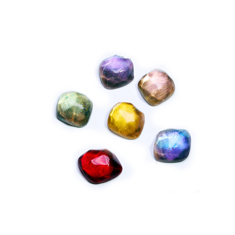 Cross-border exclusive new magnetic chameleon box nail art accessories, makeup and eyeshadow 3D crystal cat's Eye powder Application Scenario