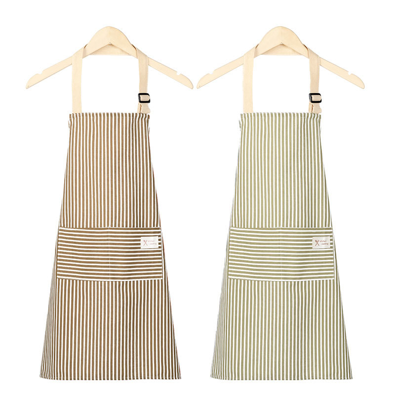 Spring New Household Kitchen Cotton Linen Anti-Fouling Apron Female Lovely Japanese Sleeveless Overalls Resistant To Dirty Work Clothes Around The Waist Application Scenario