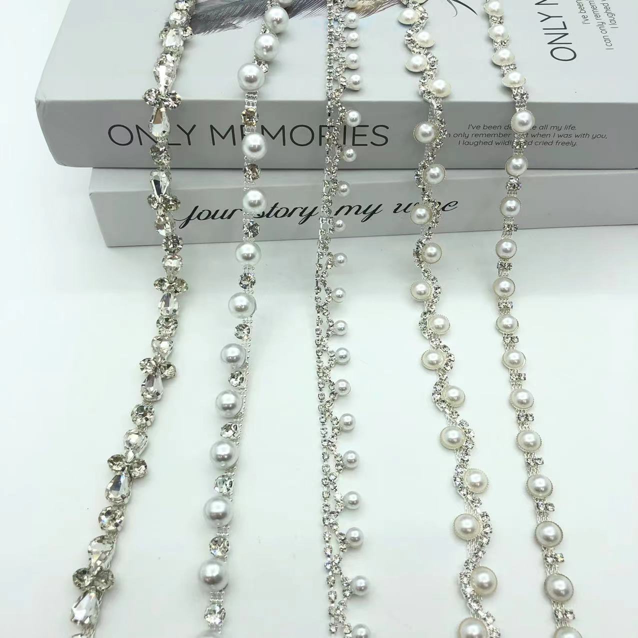 Welding Heavy Industry Chain Rhinestone Fancy Claw Chain Shoulder Strap Diy Clothing Accessories Dress Wedding Headwear Accessories details Picture