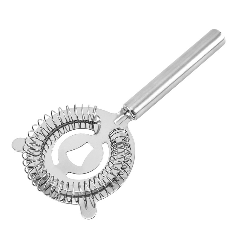 304 Stainless Steel Ice Filter Bar Shaker Multi-Purpose Round Handle Filter Ice Filter Ice Separator Wholesale Item Picture
