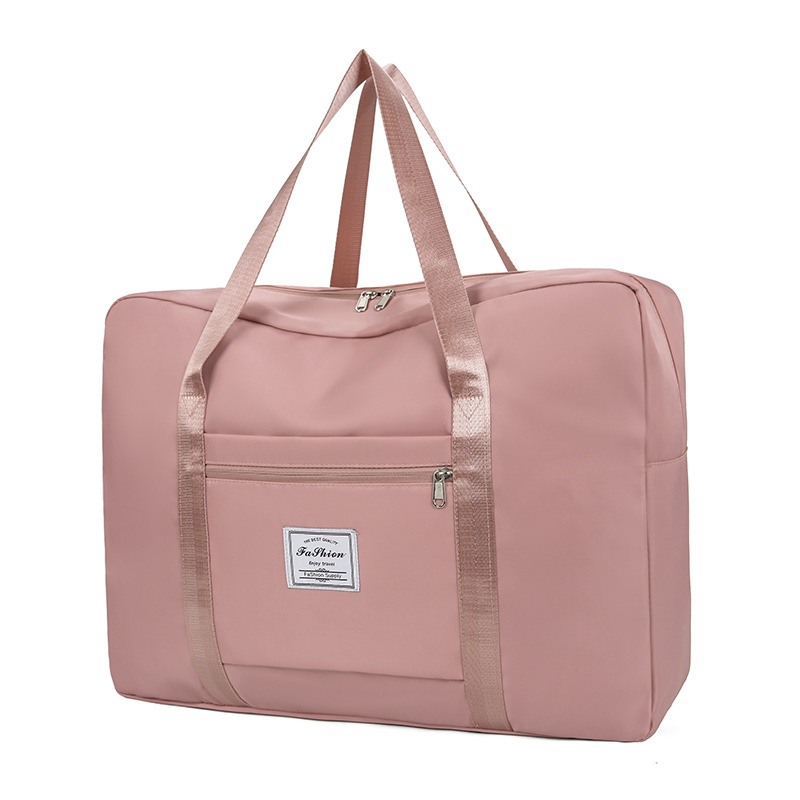 新款大容量旅行收纳包短途行李袋拉杆便携女可折叠旅行收纳袋详情图5