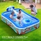 充气喷水游泳池户外草坪玩具折叠水池儿童洗澡盆戏水池大象喷水池图