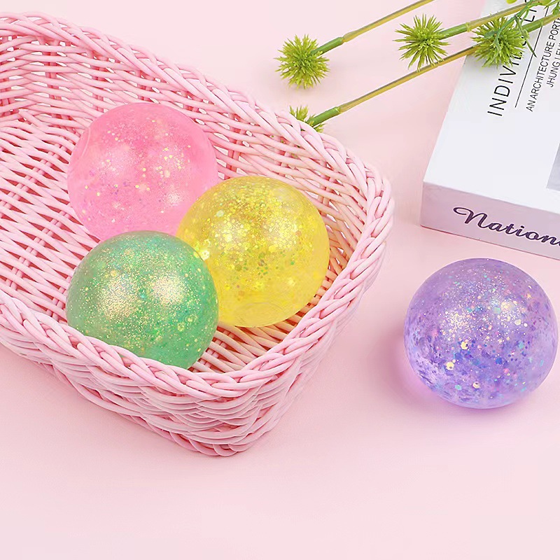 Malt Suger, A Cross-Border Malt-Filled Relief Ball, A Crystal Ball For Relieving Stress, A Knead And A Slow Rebound Toy Application Scenario