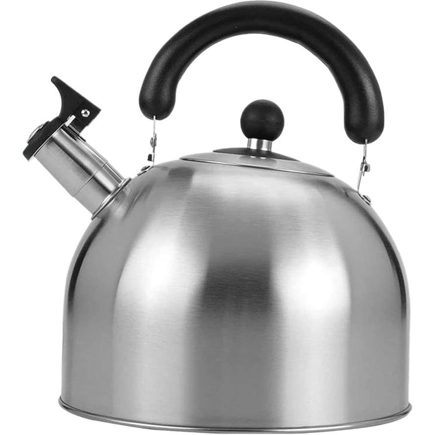 Stainless steel kettle, whistlingkettle, boiling kettle, flat kettle, spherical kettle, whistlingkettle, cross-border kettle details Picture