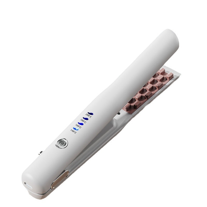 Cross-border mini wireless rechargeable curling irons, corn irons, hair fluffing pads, hair roots, top of the head, curling irons Item Picture