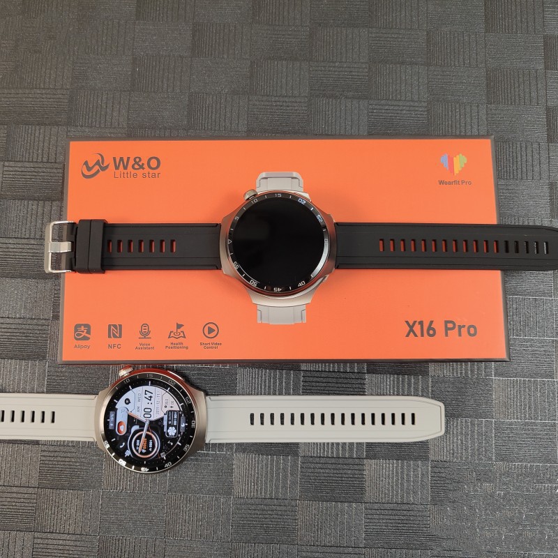 跨境新款X16pro智能手表蓝牙通话心率监测NFC高清大屏SmartWatch