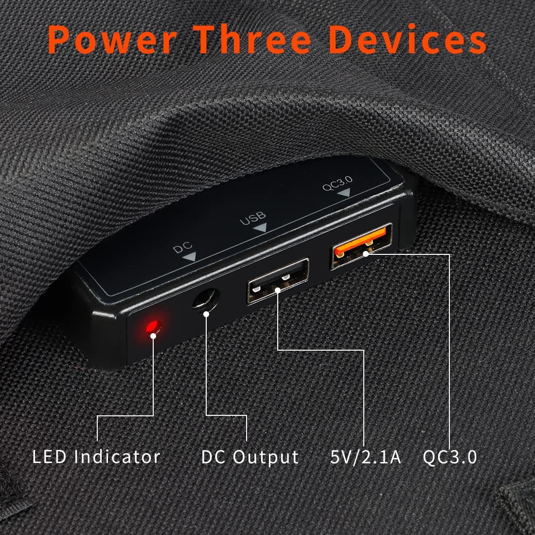 Customized 100W waterproof folding solar charging board, solar panel, photovoltaic panel with support board manufacturer Specification image