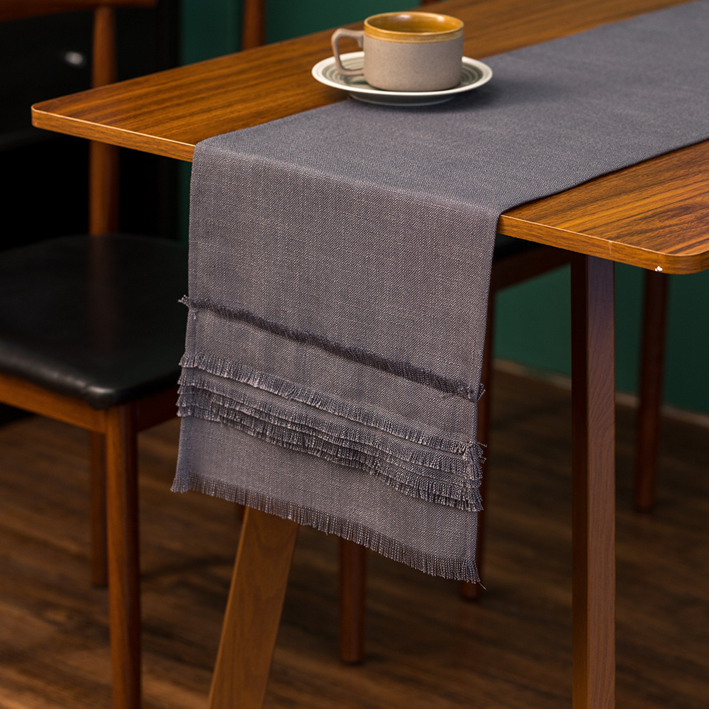 American country table flag, skirted table flag, festival banquet table decoration fabric, long tablecloth, TV cabinet, coffee table cover cloth