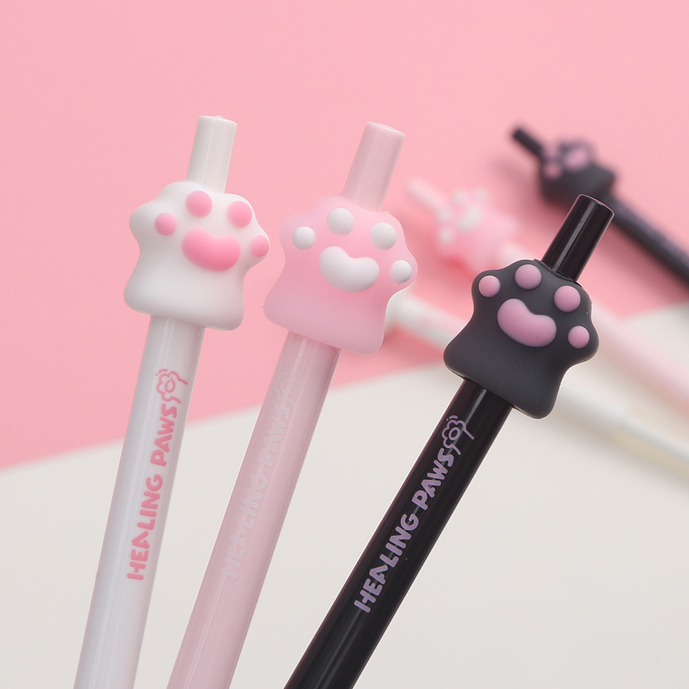 Cartoon Cute Push Neutral Pen High Appearance Level Neutral/Automatic Pencil/Eternal Optional Student Pen Ins Wind Specification drawing