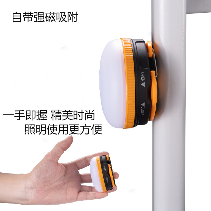 Outdoor camping warm light tent hanging lights, ambient lights, camp lights, hanging AAA battery LED strong magnetic car repair lights pic 5