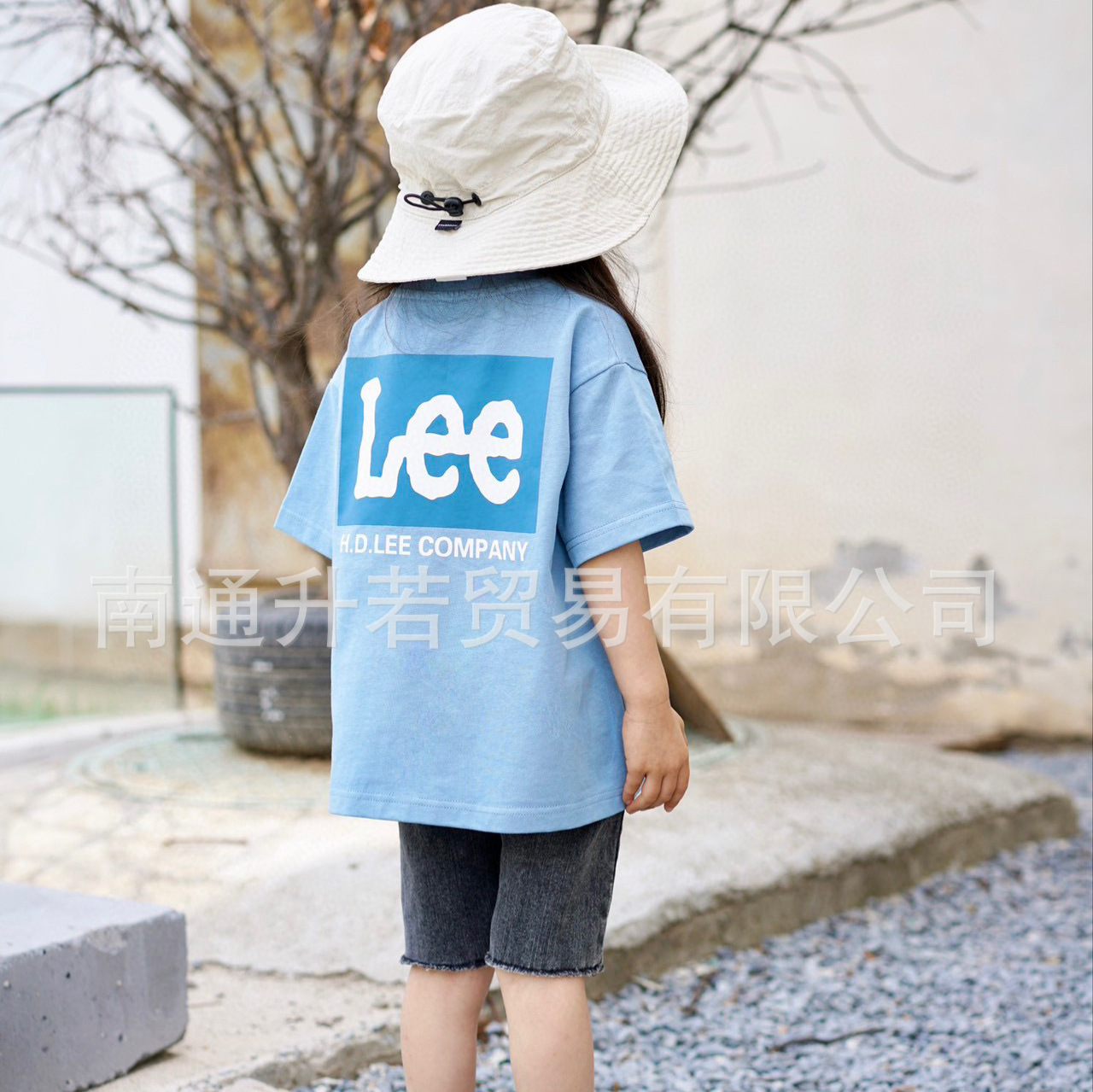 【 In Stock 】 New Japanese version Le* Classic four-color parent-child printed short-sleeved T-shirt for Summer 24 Item Picture