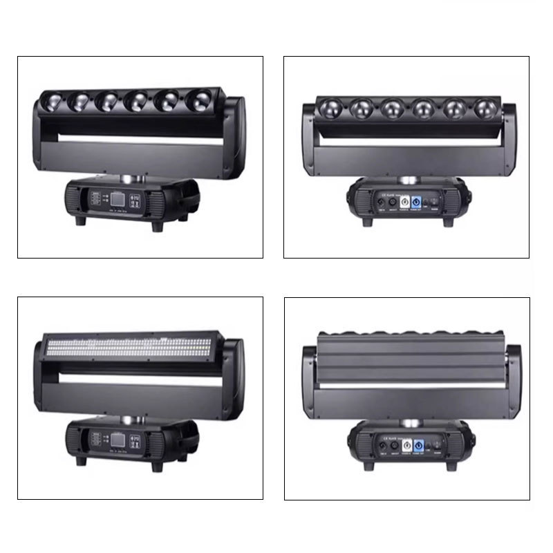 250W beam light, blade moving head light, live streaming room pattern spotlight, wedding rotating seven-color flash stage Item Picture