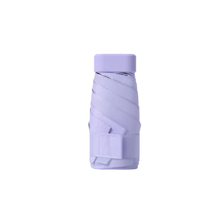 Sunumbrella 60 Fold Capsule Umbrella Wholesale Manual Female Sunblock Umbrella Uv Protection Vinyl Mini Sunshade Umbrella Item Picture