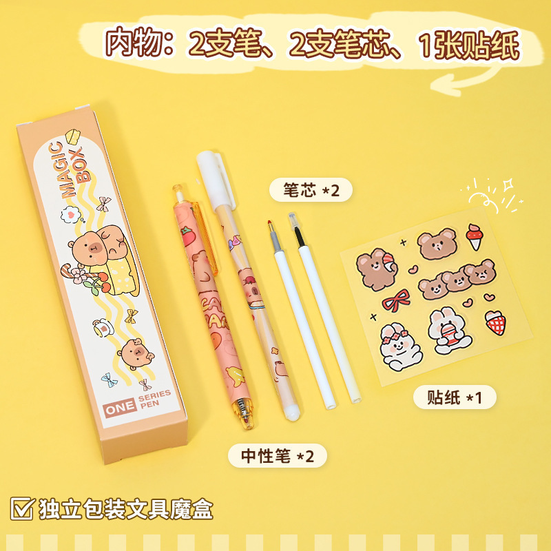 中性笔/挂件中性笔/晨光中性笔/斑马/走珠笔学生中性产品图
