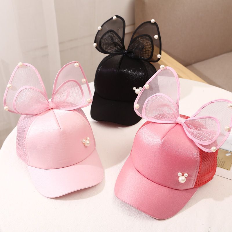 Female Treasure Hat Children's Hat Korean Version Girls Summer Cap Breathable Baseball Sun Hat Sun Block Princess Tide Specification drawing