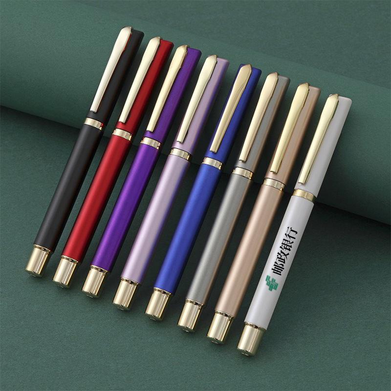 Factory For Color Plastic Pen Advertising Neutral Pen Custom Logo Press Ball Pen Office Pen Student Supplies Application Scenario