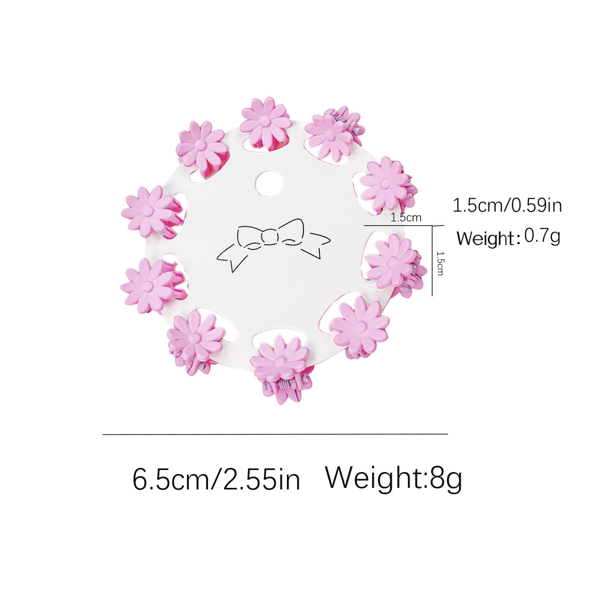 10-piece set of colorful mini grappling clips, high-end hair clips, sweet Korean style braided hair clips, children's hair accessories wholesale Application Scenario