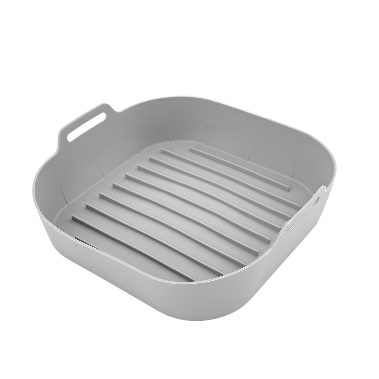 Manufacturer's air fryer silicone baking tray, household baking tray, deep fryer silicone pad, easy-to-clean round baking tray wholesale Item Picture