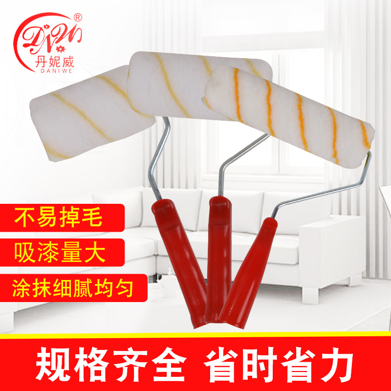 厂家热熔滚筒刷4寸6寸8寸10寸乳胶漆滚筒涂料滚子胶水工具刷拍批