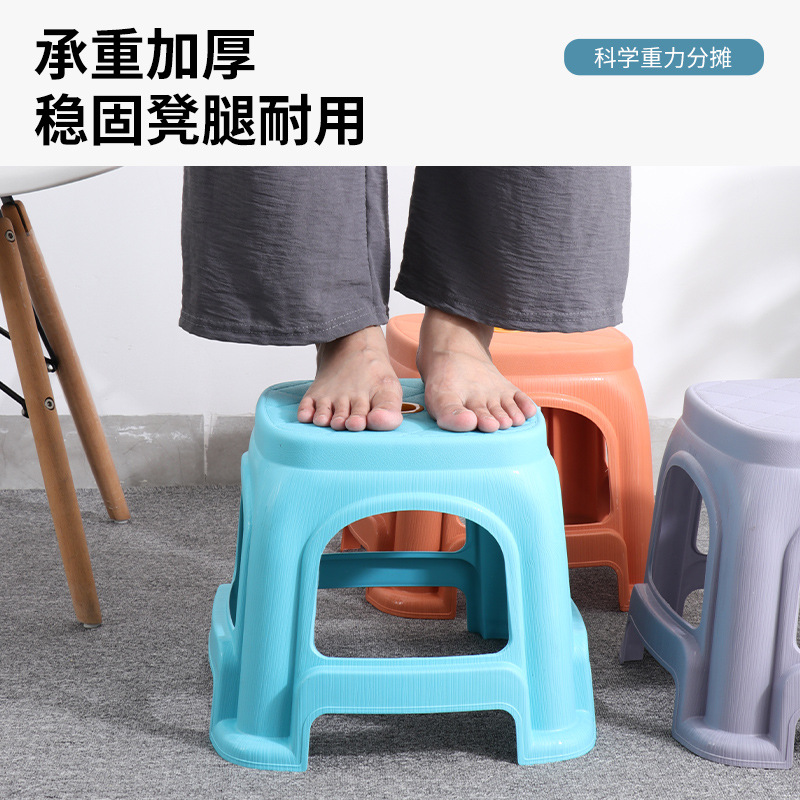 塑料凳子家用细节图