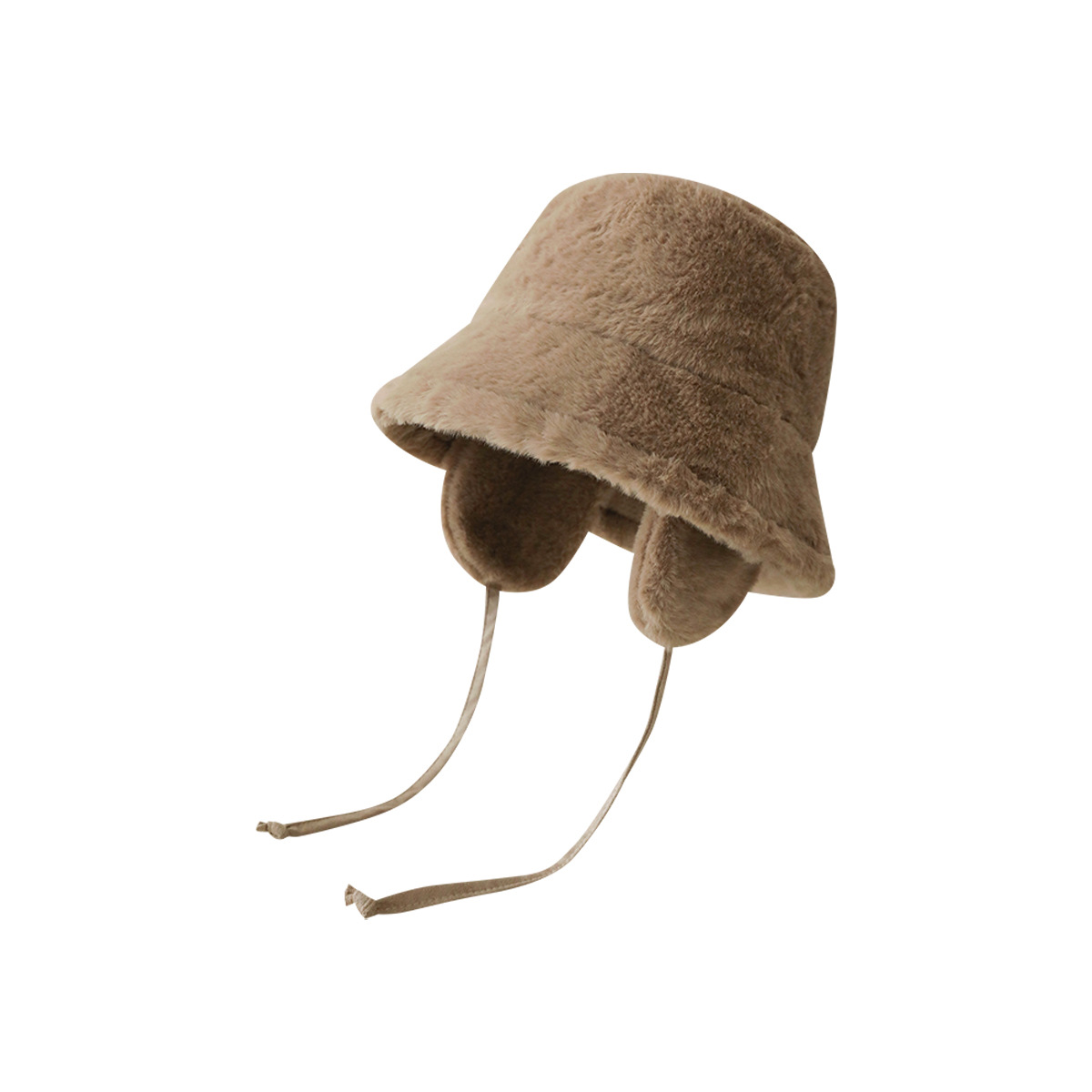 Plush Ear Protection Fisherman Hat Girls Winter Windproof Cycling Hat Thick Furry Warm Basin Hat Lei Feng Hat Man Item Picture