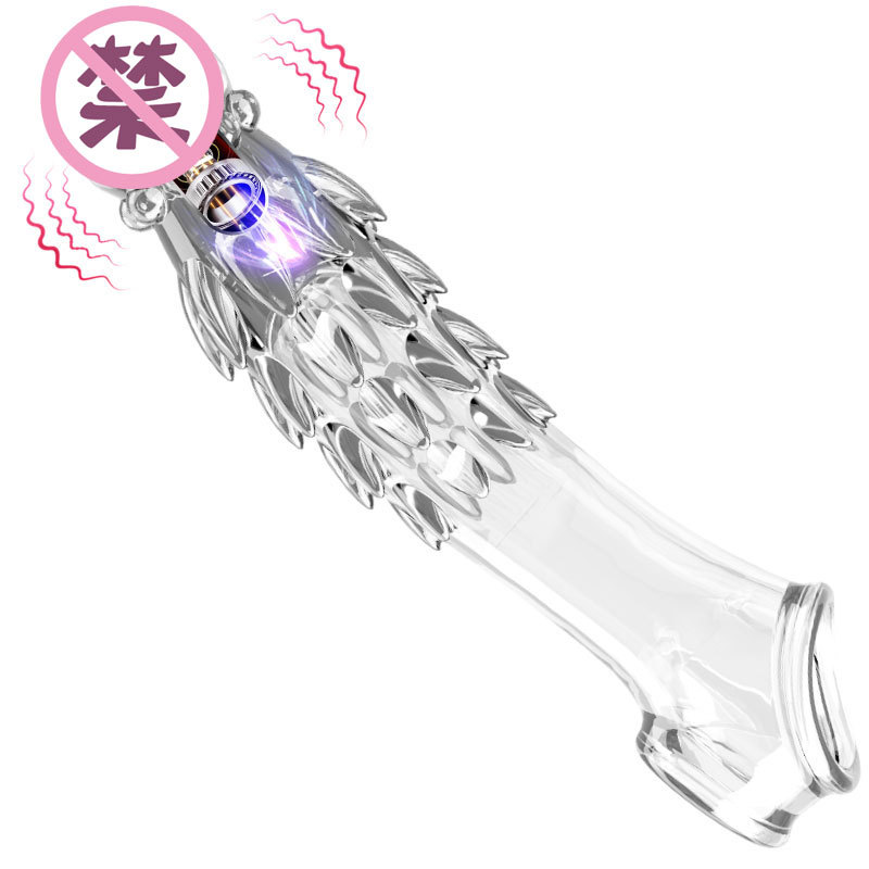 New exaggerated barbs export vibration set for men, thickened, lengthened and thickened fun ring full figure
