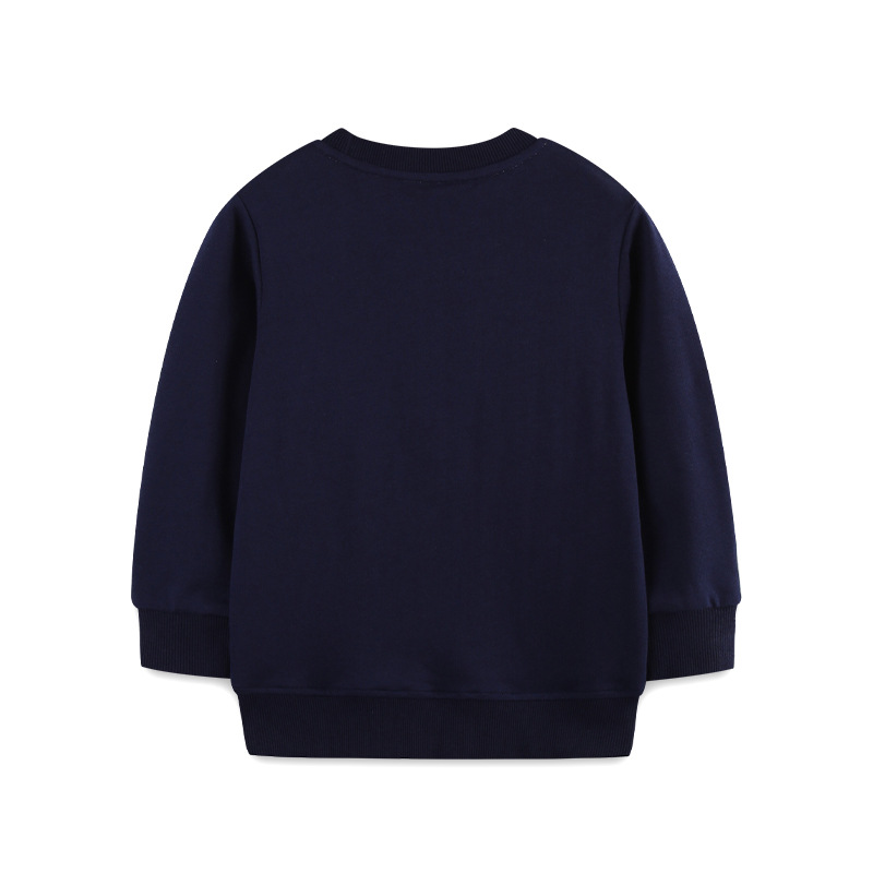 European and American style fashionable boys' sweatshirts for autumn 25, long-sleeved sweatshirts for small and medium-sized children, car print children's sweatshirts, available for delivery Specification image