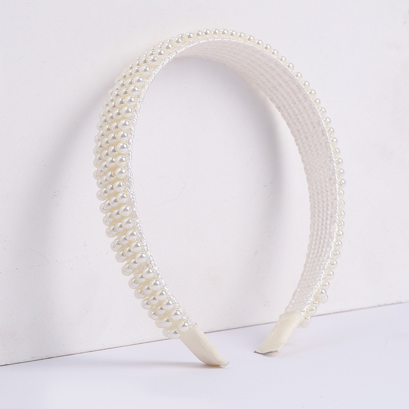 New pearl hairband for women, Korean Internet celebrity headband, versatile hairpin for women, simple and elegant hair clip headwear wholesale