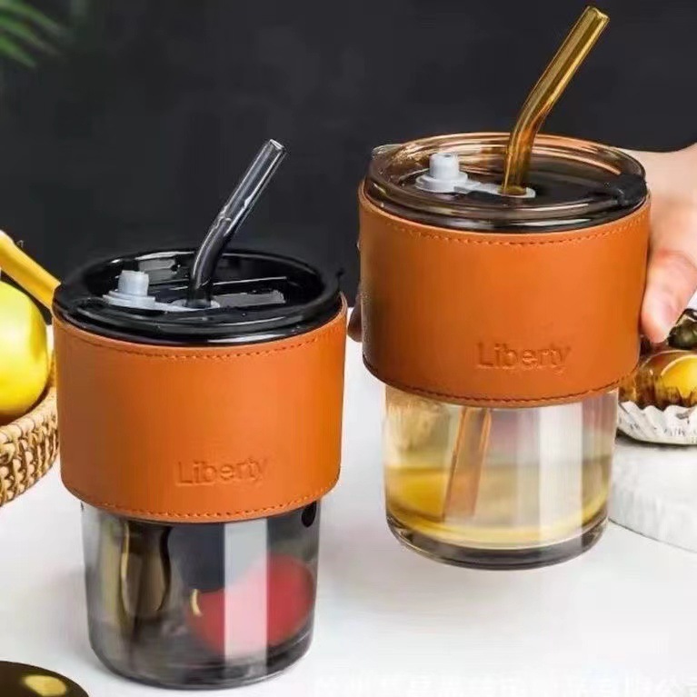 Wholesale of best-selling bamboo joint cups with LIDS, straw glass cups, large-capacity heat-insulating bamboo joint cups for women's home use Application Scenario