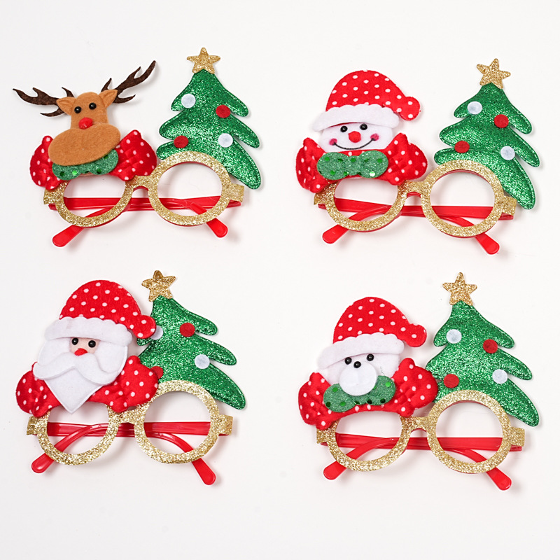 2024 New Halloween glasses Christmas glow led decorative glasses adult children Christmas gift party creation Application Scenario