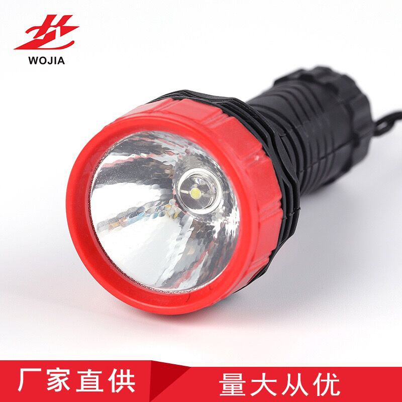 Manufacturers Directly Supply Daily Necessities Hand-Held Flashlight Plastic Strong Light Dry Battery Mini Led Small Electric 1228 Specification drawing