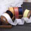 Korean version pleated vertical texture soft light snow chiffon ribbon DIY bow hair accessory gift packaging material flower chiffon ribbon Item Picture