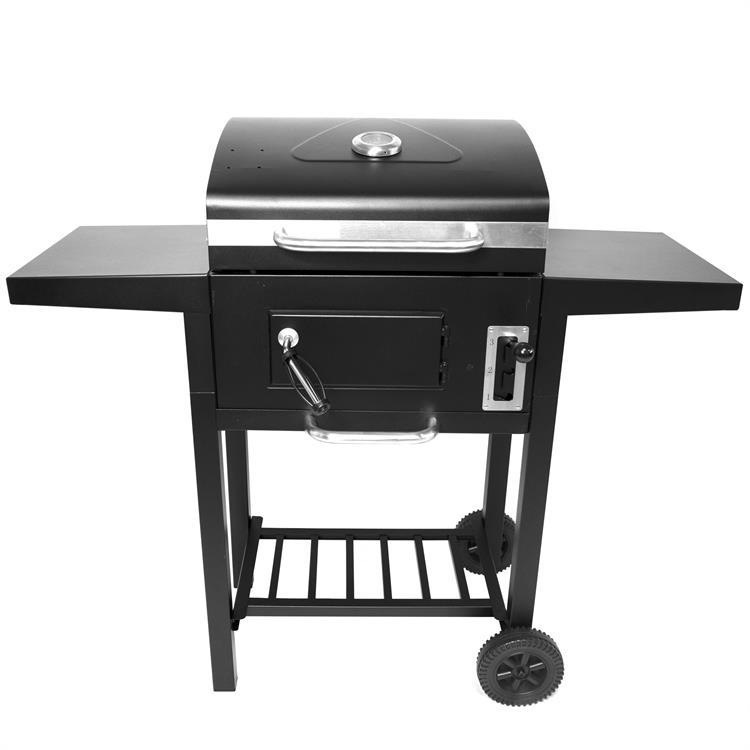 bbq grill for home outdoor patio can be raised and lowered with barbecue grill full figure