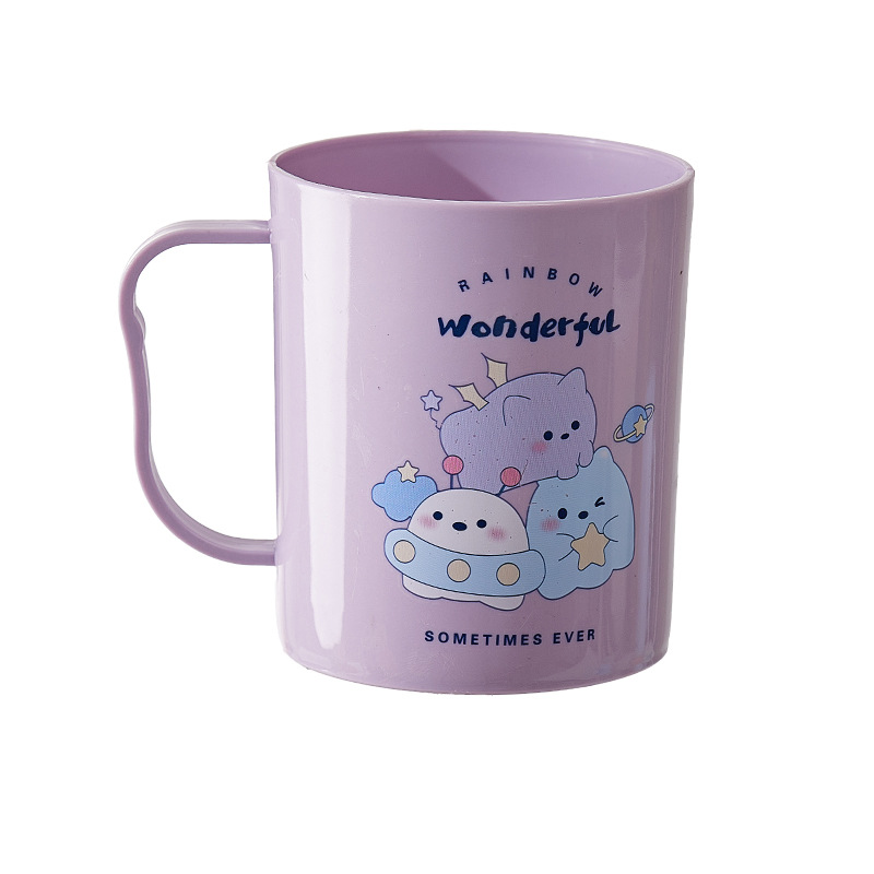 Wholesale cute household dopamine mouthwash cups, dormitory student toothbrush cups, cartoon couple brushing cups manufacturer Item Picture